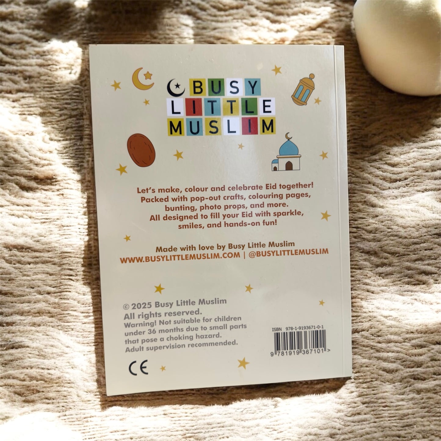 Busy Little Muslim – New Ramadan & Eid Activity Book (Ages 3-7) | Limited Stock